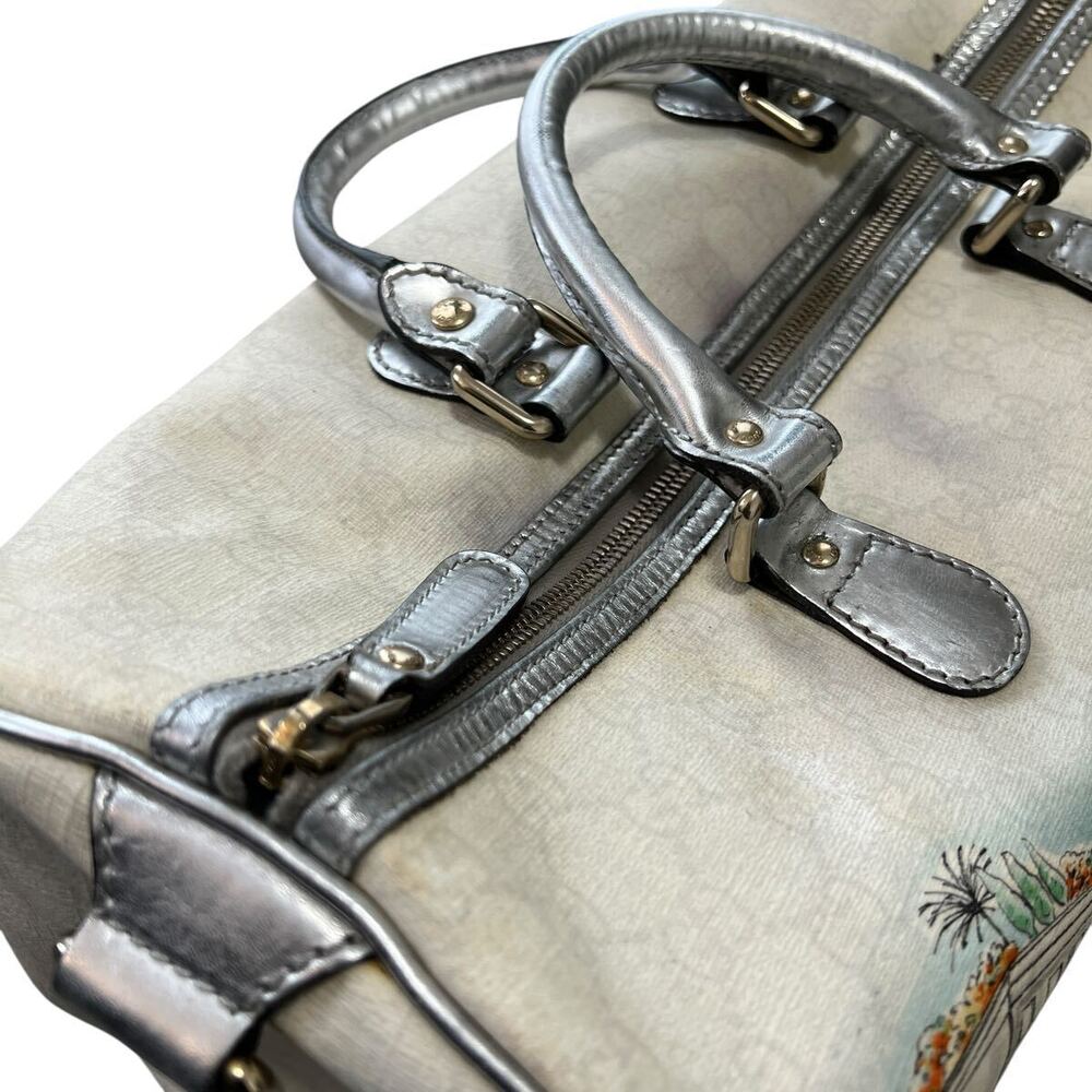 GUCCI Anniversary of the Roma Boutique Joy Satchell GG Canvas Hand Bag - Picture 4 of 10